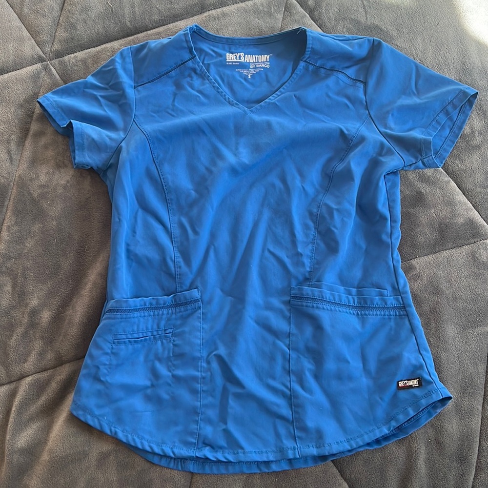 Blue Grey’s Anatomy Scrub Top